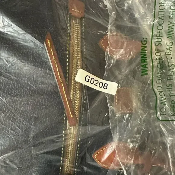 New Dooney and Bourke Pebble Grain Large Domed Satchel